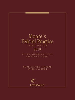 cover image of Moore's Federal Practice